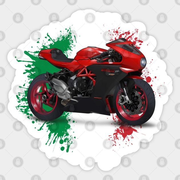 MV Agusta Design Sticker by AlweeCeed